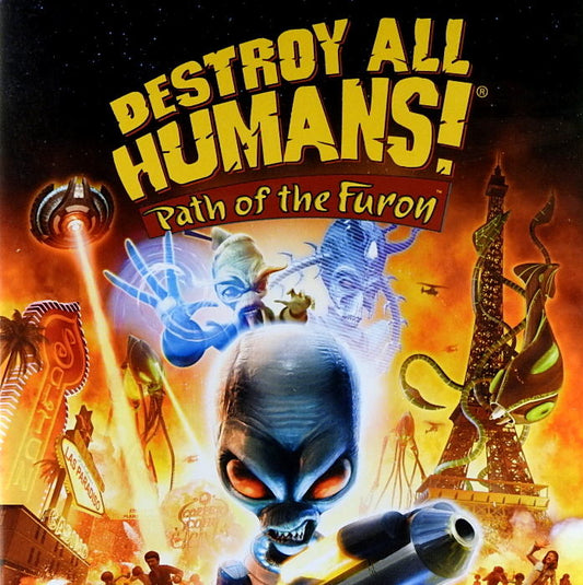 Xbox 360 Videospiel Destroy All Humand Path of the Furon Hülle mit Anleitung und Disc