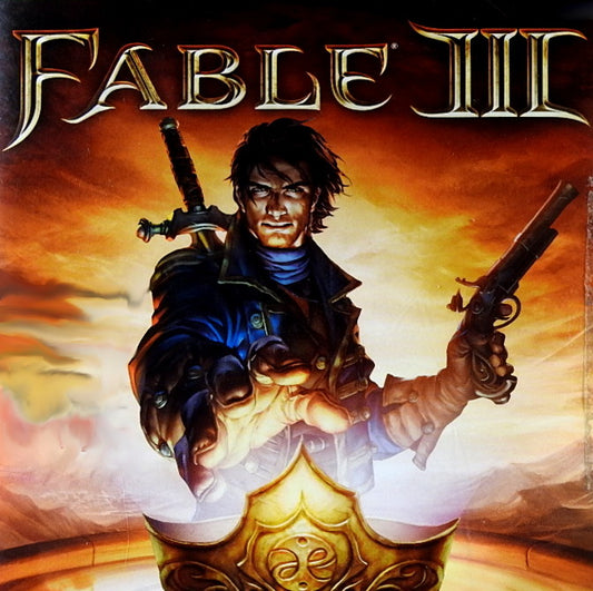 Xbox 360 Videospiel Fable 3 Hülle mit Anleitung und Disc