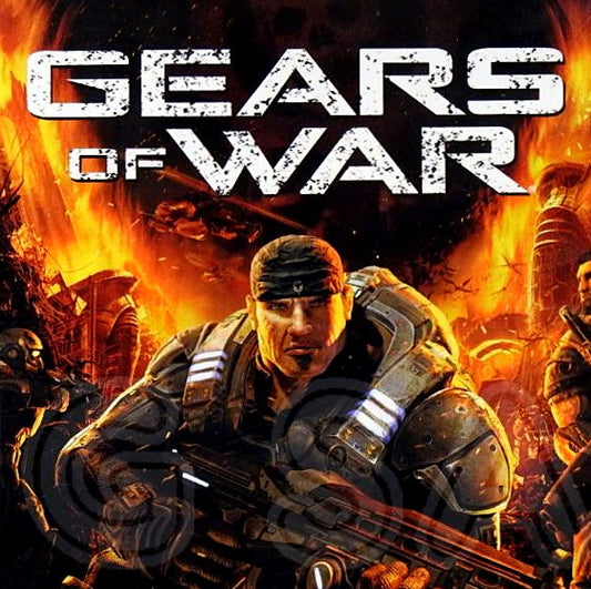 Xbox 360 Videospiel Gears of War Hülle mit Anleitung und Disc