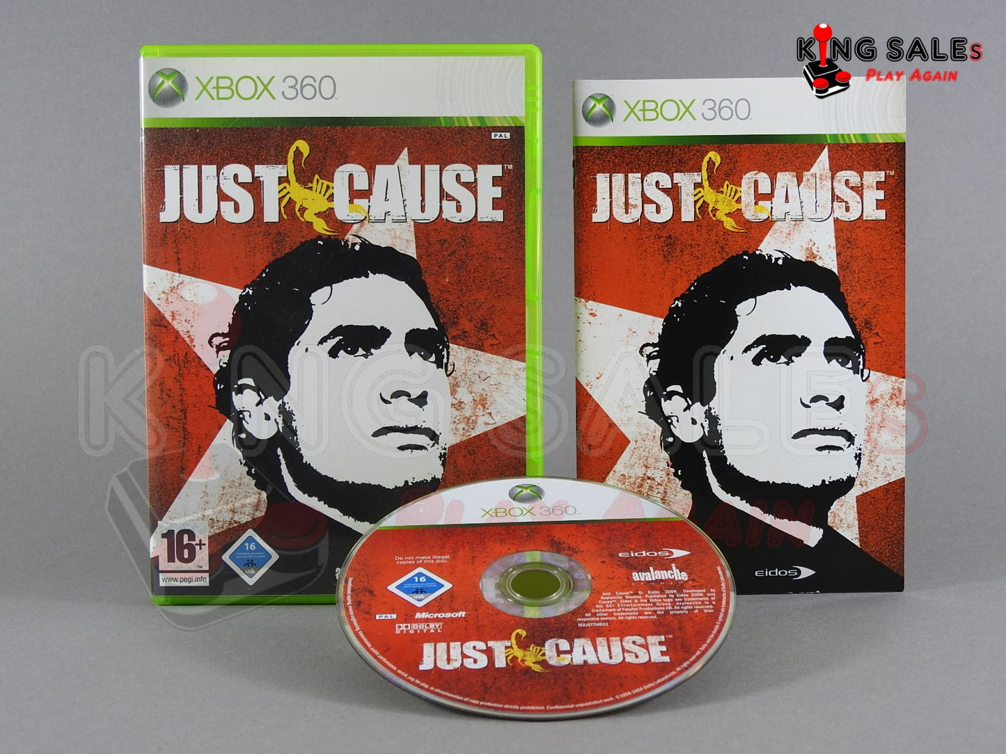 Xbox 360 Videospiel Just Cause Hülle mit Anleitung und Disc