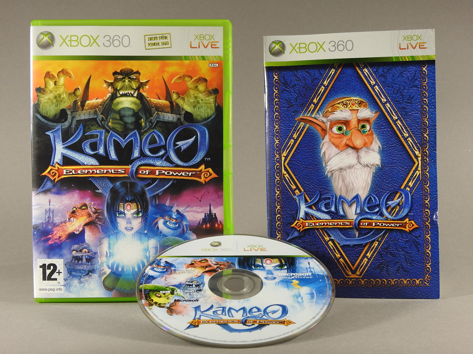 Xbox 360 Videospiel Kameo Elements of Power Hülle mit Anleitung und Disc