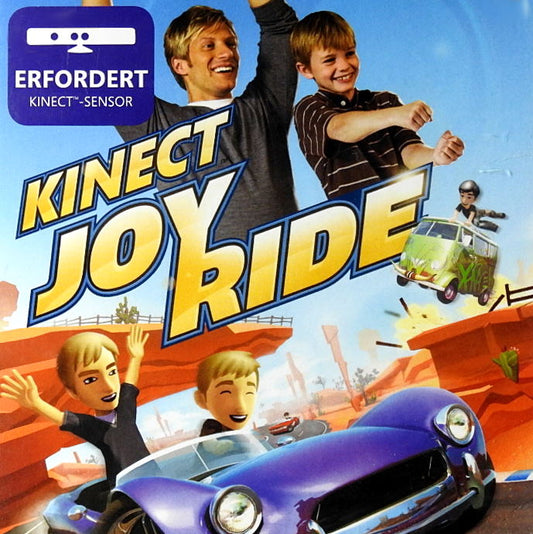 Xbox 360 Videospiel Kinect Joy Ride Hülle mit Anleitung und Disc