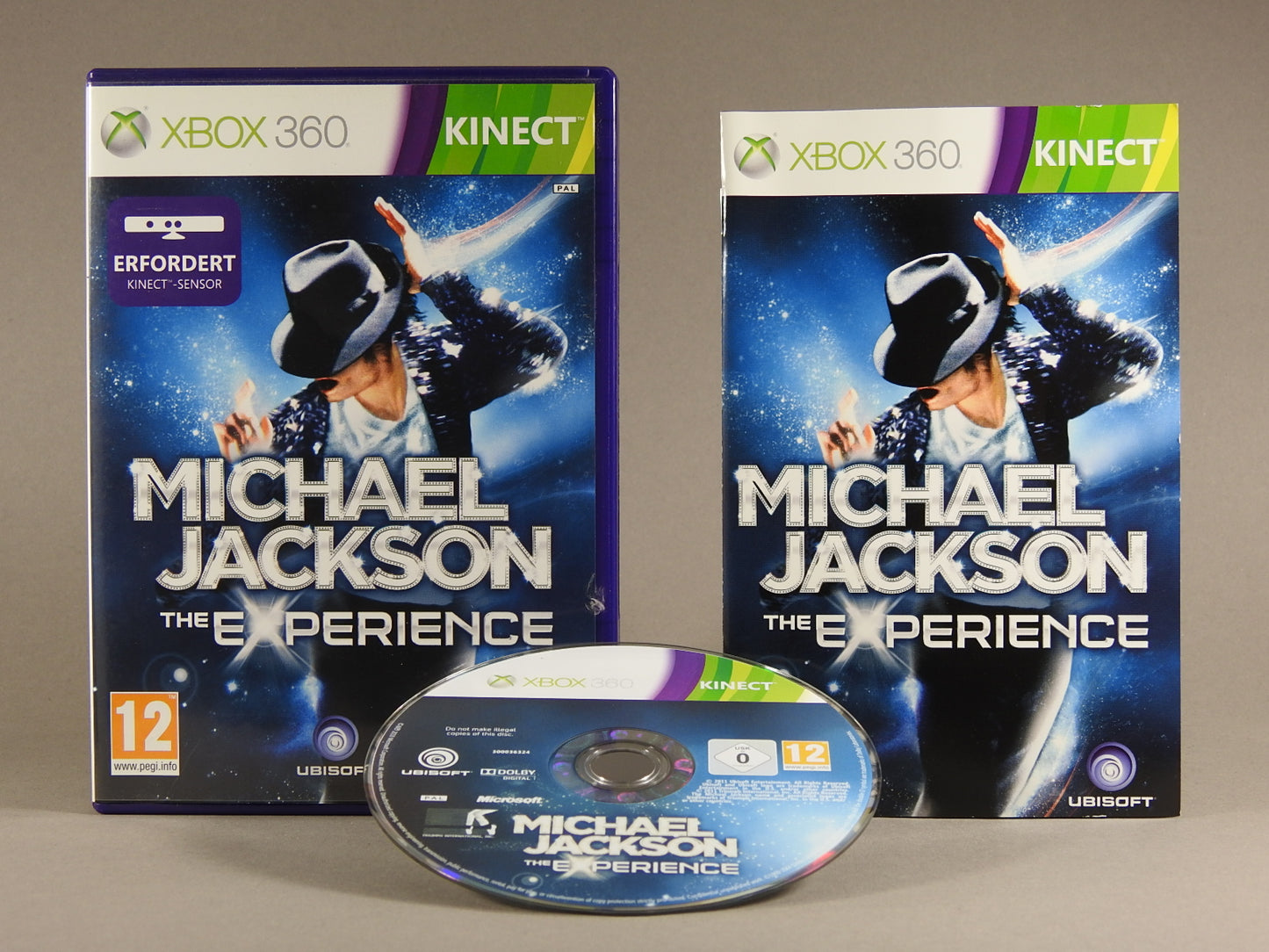Xbox 360 Videospiel Kinect Michael Jackson The Experians  Hülle mit Anleitung und Disc