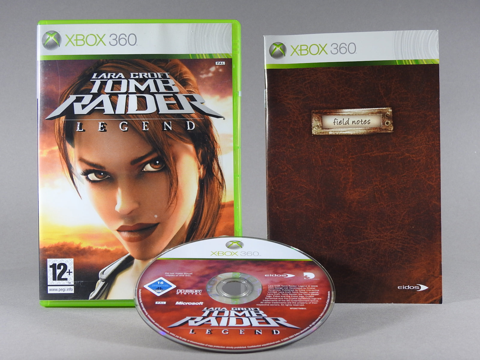 Xbox 360 Videospiel Lara Croft Tomb Raider Legends Hülle mit Anleitung und Disc