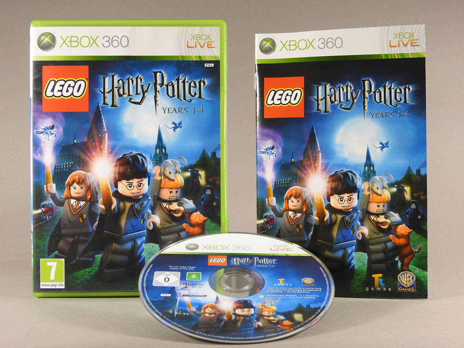 Xbox 360 Videospiel LEGO Harry Potter Years 1-4 Hülle mit Anleitung und Disc