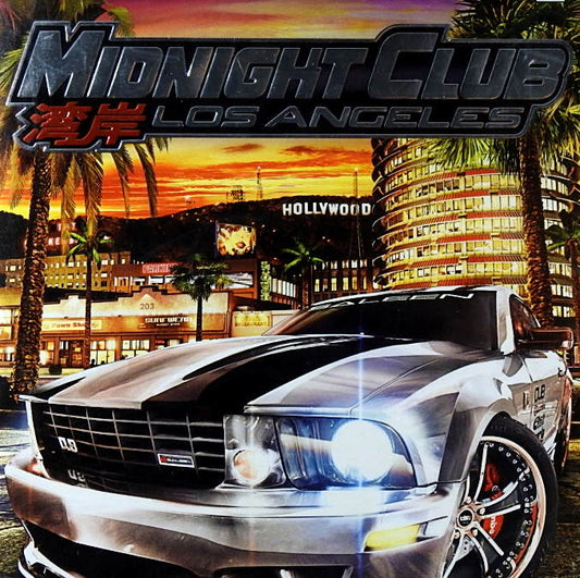 Xbox 360 Videospiel Midnight Club Los Angeles Hülle mit Anleitung und Disc