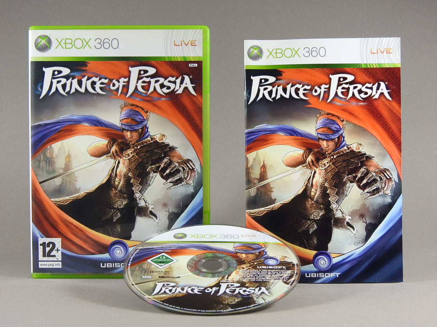 Xbox 360 Videospiel Prince of Persia Hülle mit Anleitung und Disc