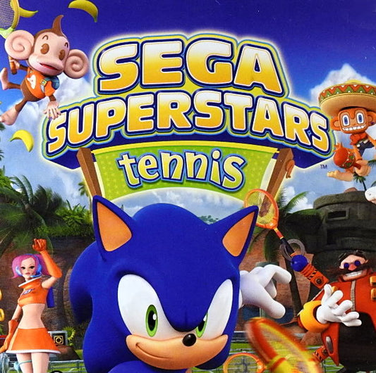 Xbox 360 Videospiel Sega Superstar Tennis Hülle mit Anleitung und Disc