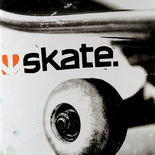 Xbox 360 Videospiel Skate Hülle mit Anleitung und Disc