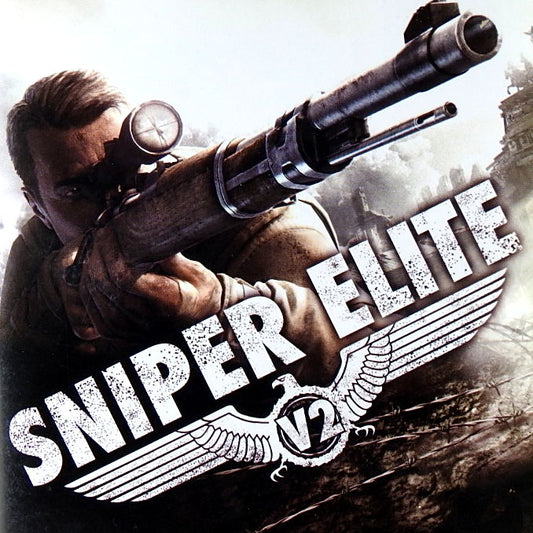 Xbox 360 Videospiel Sniper Elite V2 Hülle mit Anleitung und Disc