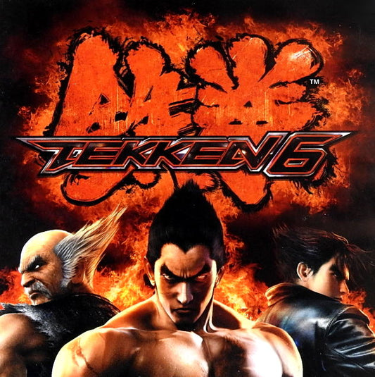 Xbox 360 Videospiel Tekken 6 Hülle mit Anleitung und Disc