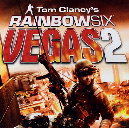 Xbox 360 Videospiel Tom Clancys Rainbow Six Vegas 2 Hülle mit Anleitung und Disc