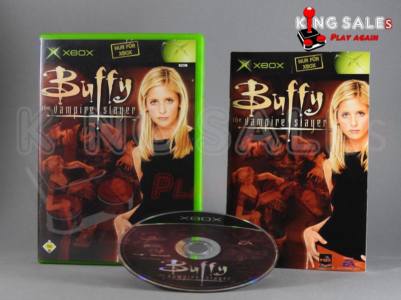 Xbox Videospiel Buffy The Vapire Slayer Hülle mit Anleitung und Disc