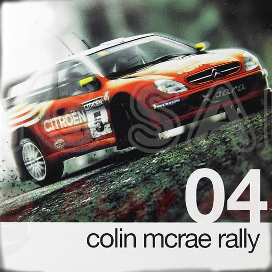 Xbox Videospiel Colin Mcrae Rally 04 Hülle mit Anleitung und Disc