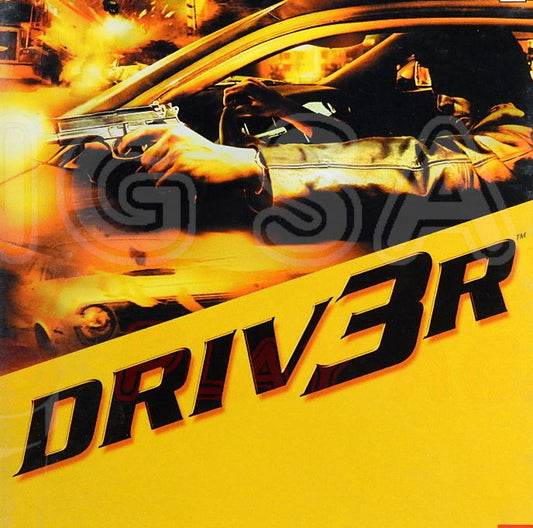 Xbox Videospiel Driver 3 Hülle mit Anleitung und Disc