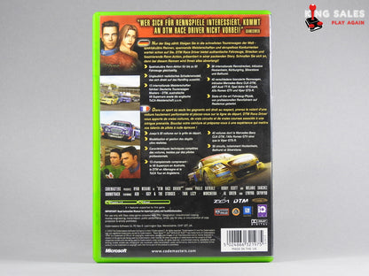 Xbox Videospiel DTM Race Driver Cover von hinten