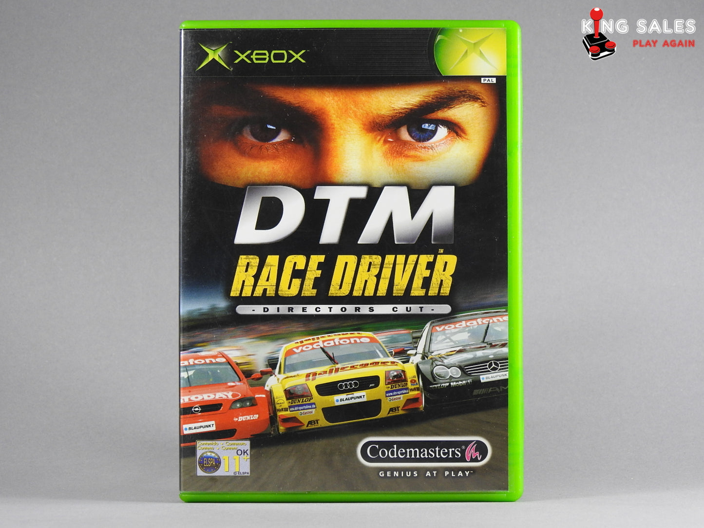 Xbox Videospiel DTM Race Driver Cover von vorne
