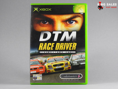 Xbox Videospiel DTM Race Driver Cover von vorne