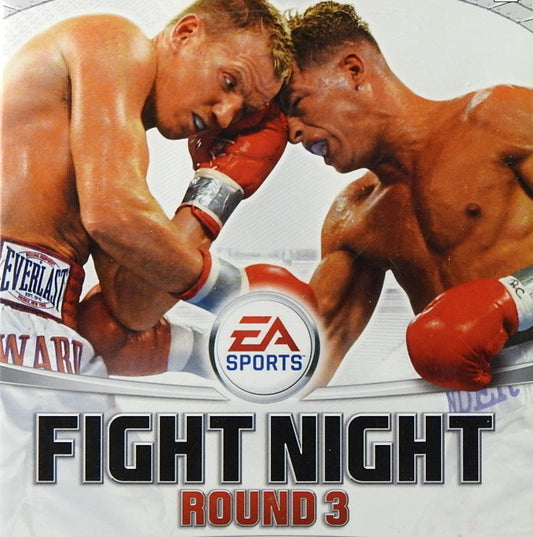 Xbox Videospiel Fight Night Round 3 Hülle mit Anleitung und Disc