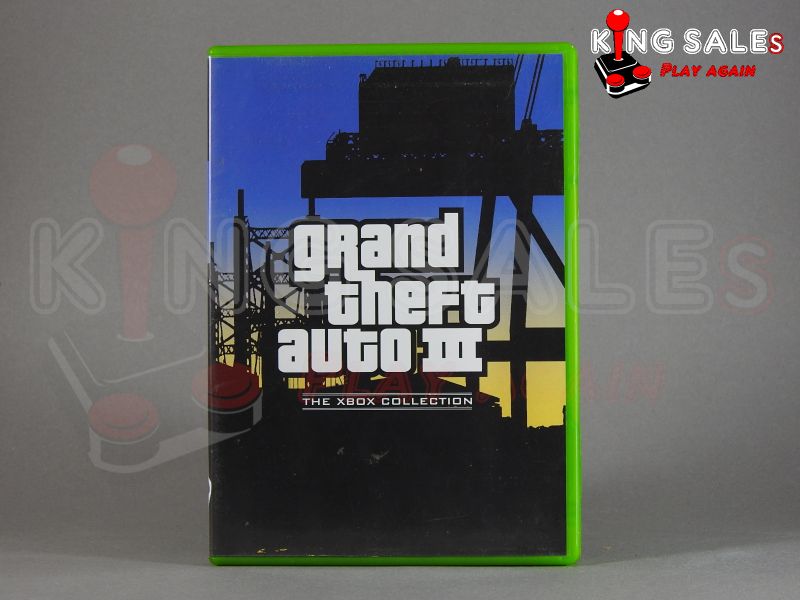 Xbox Videopiel GTA 3 Cover von vorne