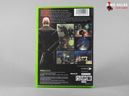 Xbox Videospiel Hitman Contracts Cover von hinten