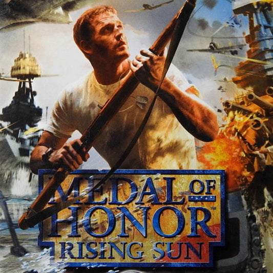 Xbox Videospiel Medal of Honor Rising Sun Hülle mit Anleitung und Disc