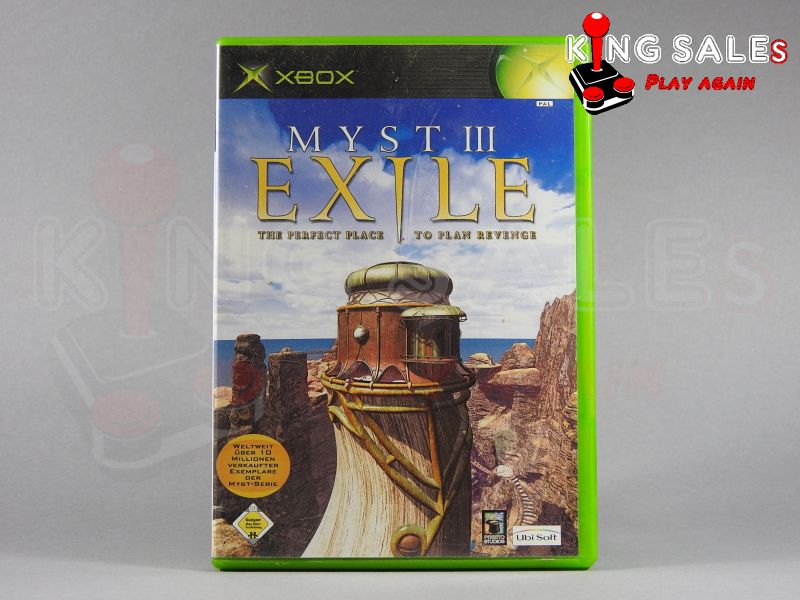 Xbox Videospiel Myst III Exile Cover von vorne