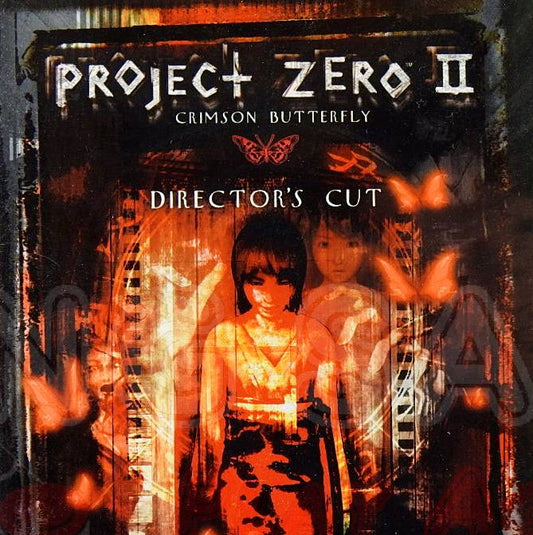 Xbox Videospiel Project Zero II Crimson Butterfly Directors Cut Hülle mit Anleitung und Disc