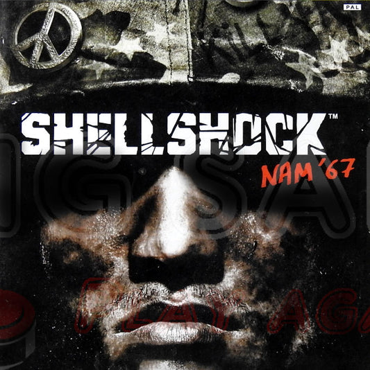 Xbox Videospiel Shellshock NAM 67
Hülle mit Anleitung und Disc