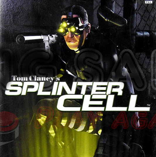 Xbox Videospiel Tom Clancy's Splinter Cell  Hülle mit Anleitung und Disc