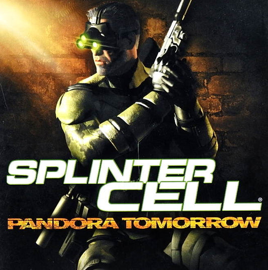 Xbox Videospiel Tom Clancy's Splinter Cell Pandora Tomorrow Hülle mit Anleitung und Disc