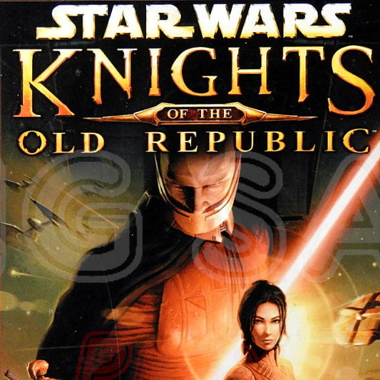 Xbox Videospiel Star Wars Knights of the Old Republic Hülle mit Anleitung und Disc