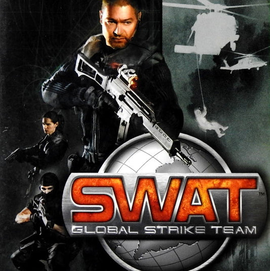 Xbox Videospiel SWAT Global Strike Team Hülle mit Anleitung und Disc