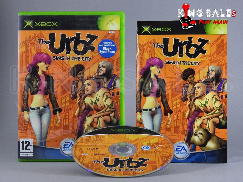 Xbox Videospiel The Urbz Sims in the City Hülle mit Anleitung und Disc