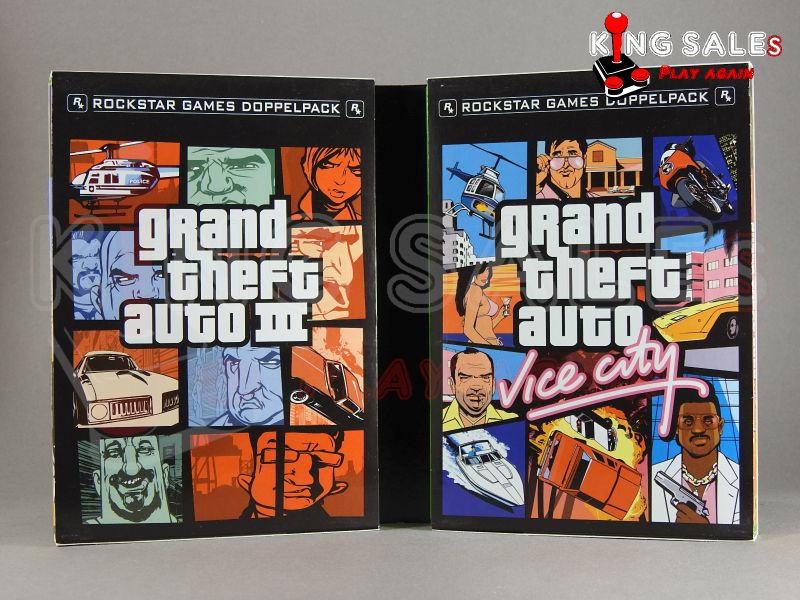 Xbox Videopiel GTA The Xbox Collection Cover von vorne offen