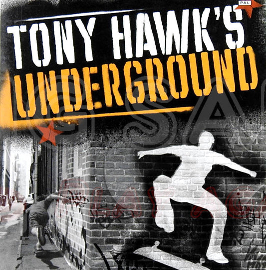 Xbox Videospiel Tony Hawks Underground Hülle mit Anleitung und Disc