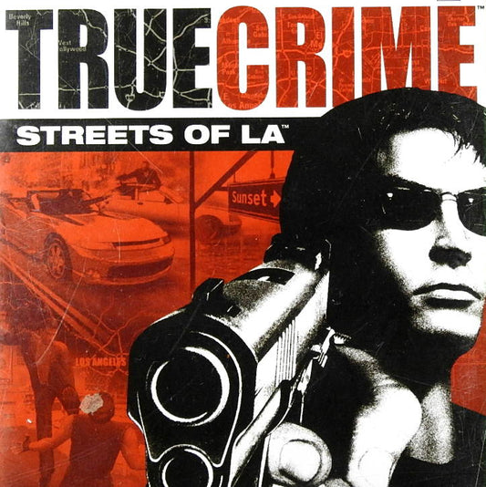 Xbox Videospiel True Crime Streets of LA Hülle mit Anleitung und Disc