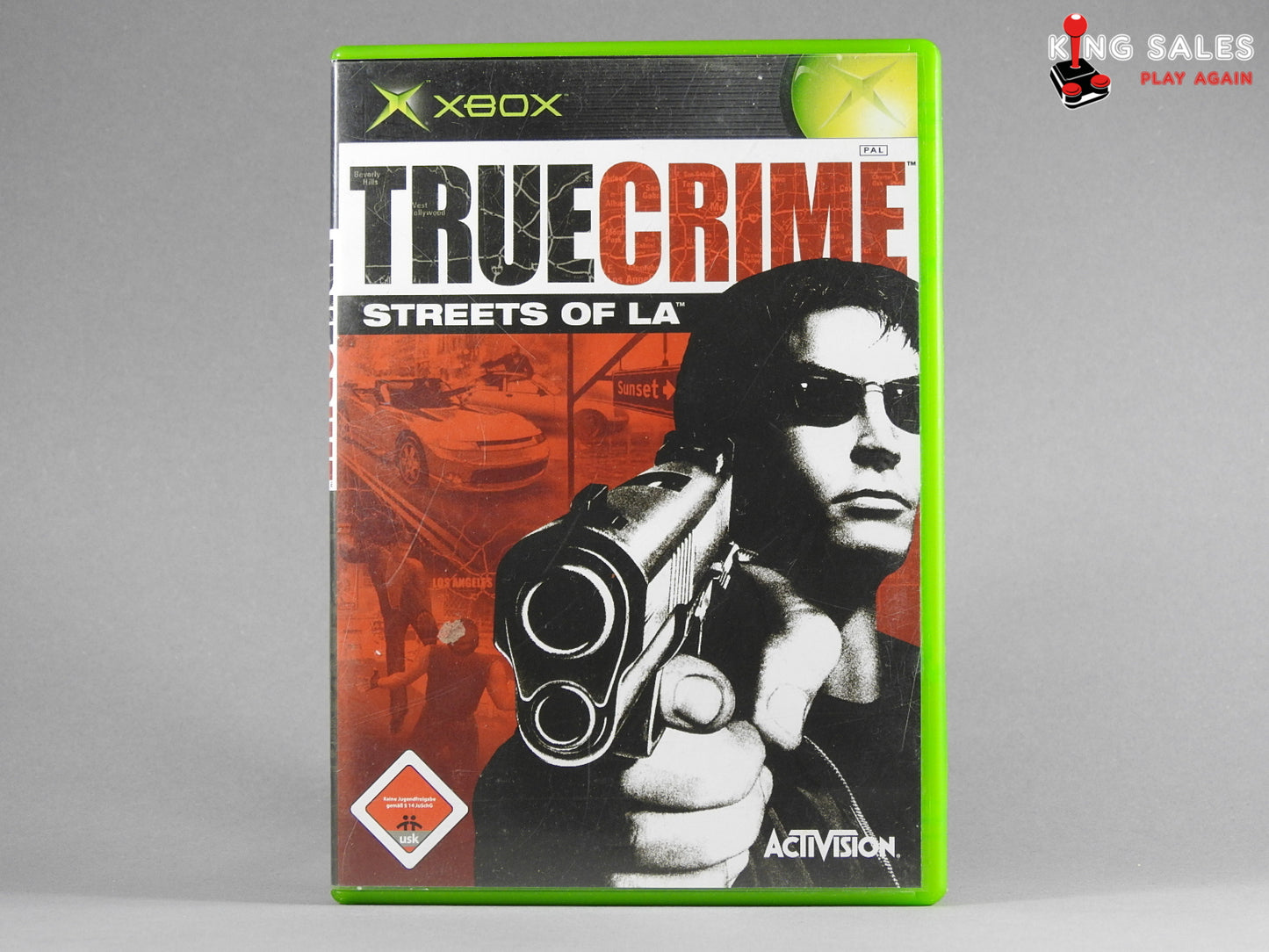 Xbox Videospiel True Crime Streets of LA Cover von vorne