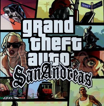 Xbox Videospiel Grand Theft Auto San Andreas Hülle mit Anleitung und Disc