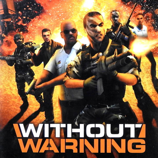 Xbox Videospiel Without Warning Hülle mit Anleitung und Disc